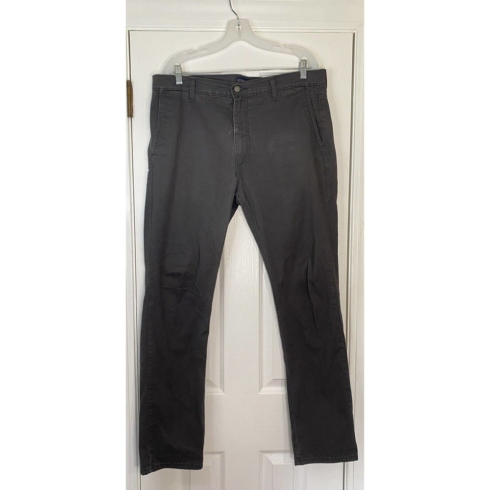 Levis Strauss & Co‎ Mens Straight Leg Jeans Faded Grey 36x32